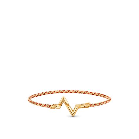 LV Volt Upside Down Bracelet, Yellow Gold 